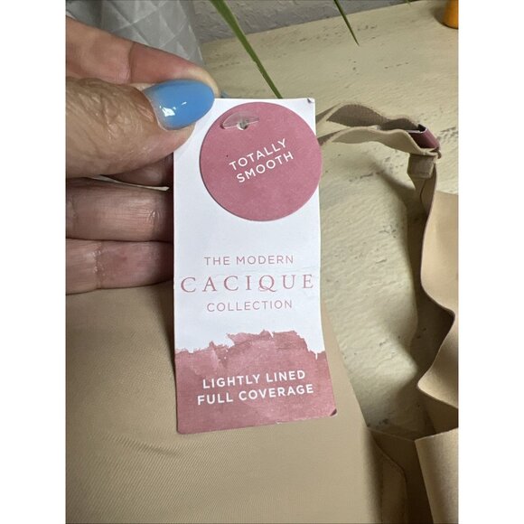 NWT Lane Bryant Cacique Modern Collection Beige Size 48D Women's Bra - Picture 5 of 10